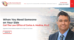 Desktop Screenshot of carlosmedinalaw.com